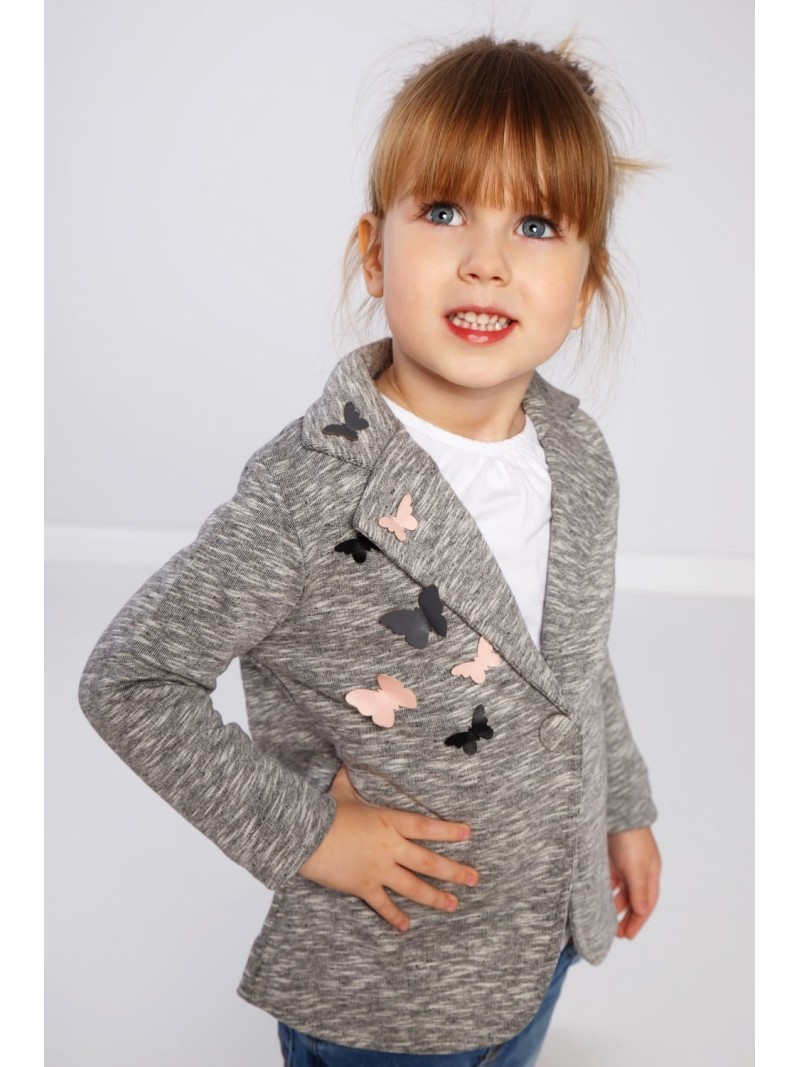 Children\'s gray jacket NDZ36007 - Online store - Boutique